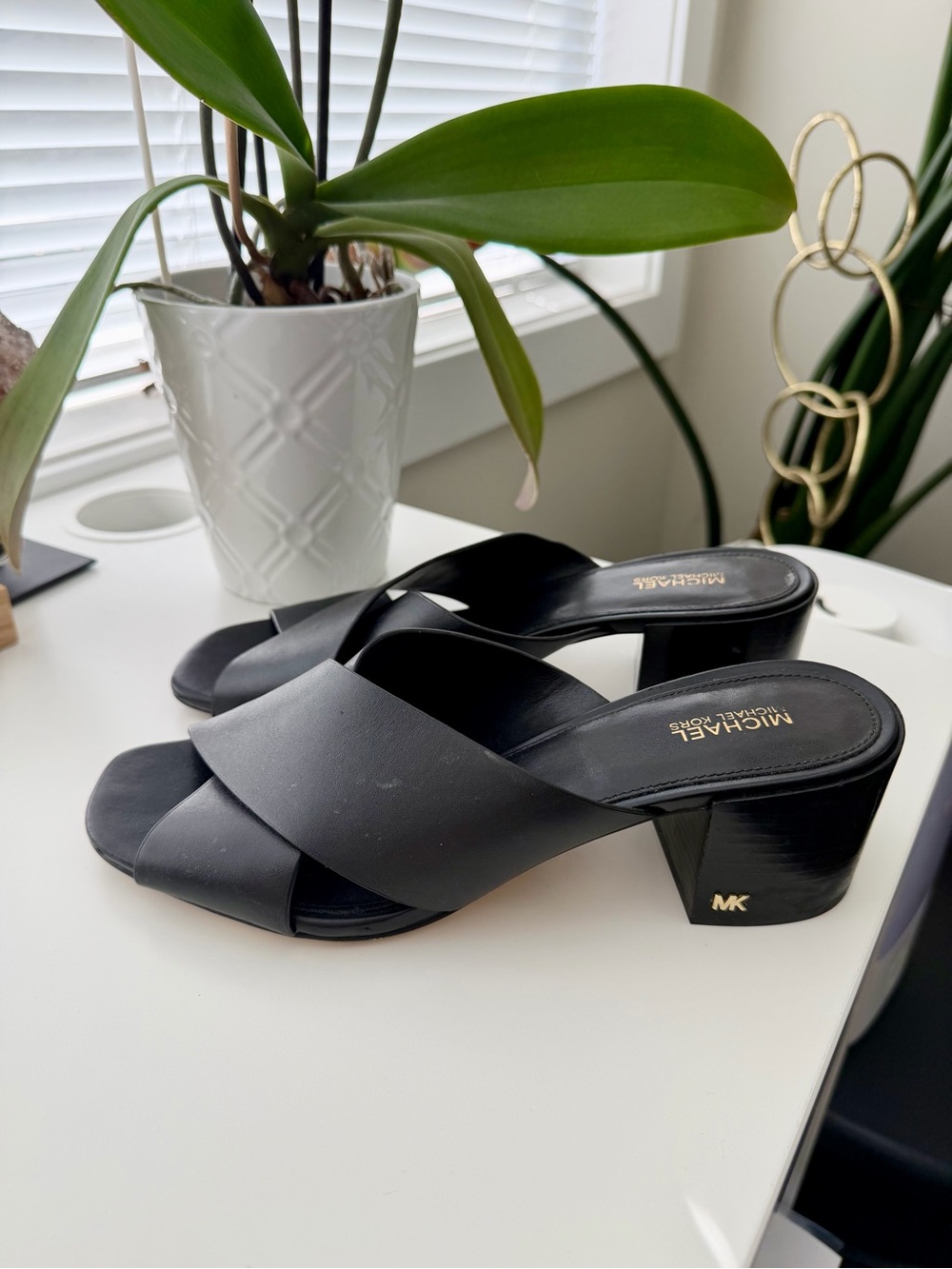 Michael Kors Abbot Crisscross Mules